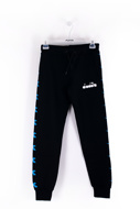 Picture of DIADORA - TROUSERS - BLACK