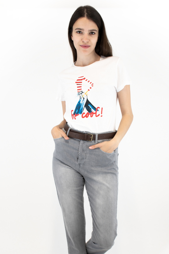 Immagine di PLEASE T-SHIRT - T76 327 - WHITE 