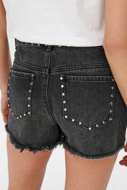 Immagine di ONLPACY HW STUDDED DENIM SHORTS - 152 006 BLACK DENIM