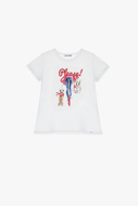 Picture of PLEASE T-SHIRT - T76 329 - WHITE